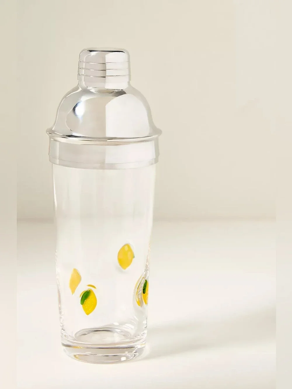 Anthropologie Icon Cocktail Shaker Lemon